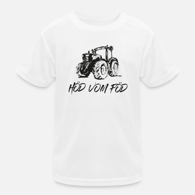 Höd vom Föd - Bauer, Spruch, Dialekt, Traktor Kinder Funktions-T-Shirt