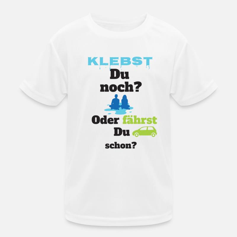 Klimakleber - Klebst du noch? Kinder Funktions-T-Shirt