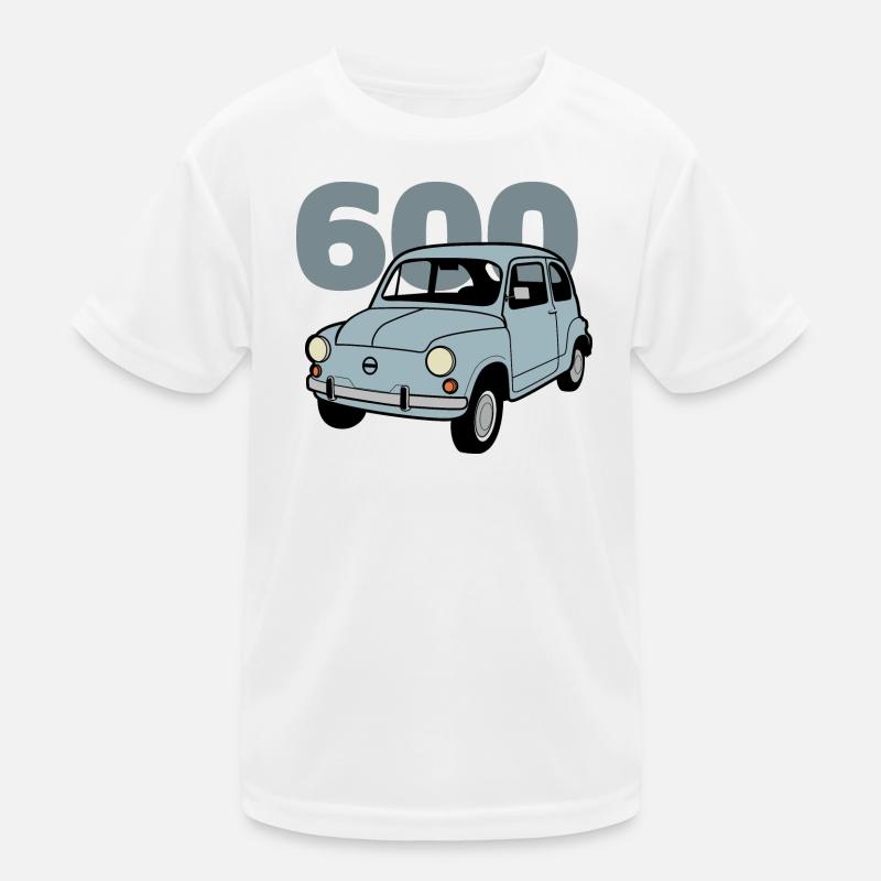 600 blauer V2 Kinder Funktions-T-Shirt