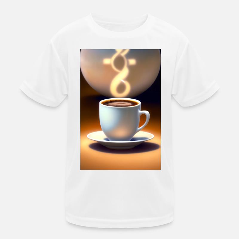 Coffee, coffee beans Kids Functional T-Shirt