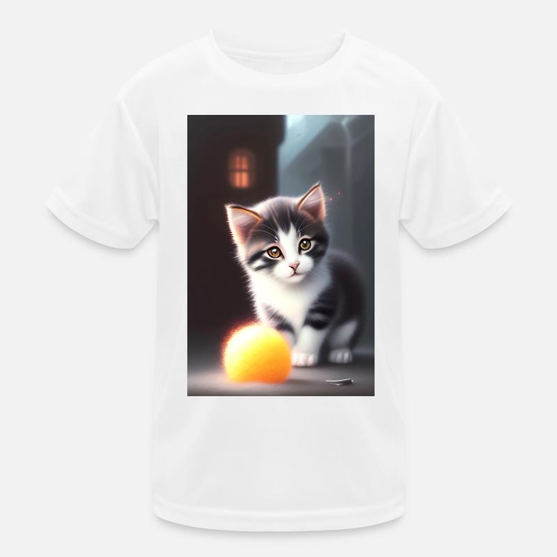 Bébé chat T-shirt sport Enfant