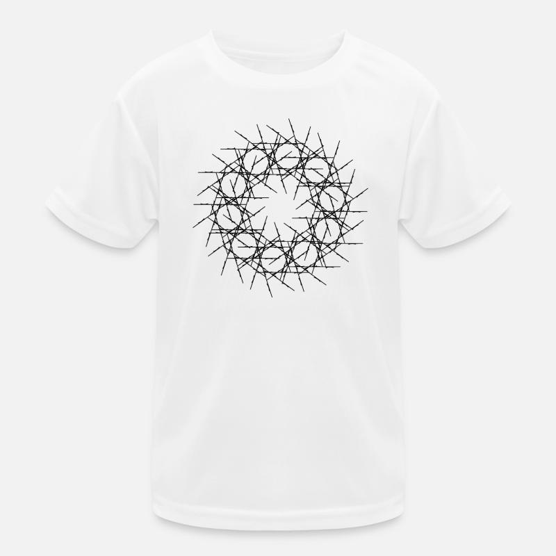 Strahlen KUNST | Braiding | Chain Kids Functional T-Shirt