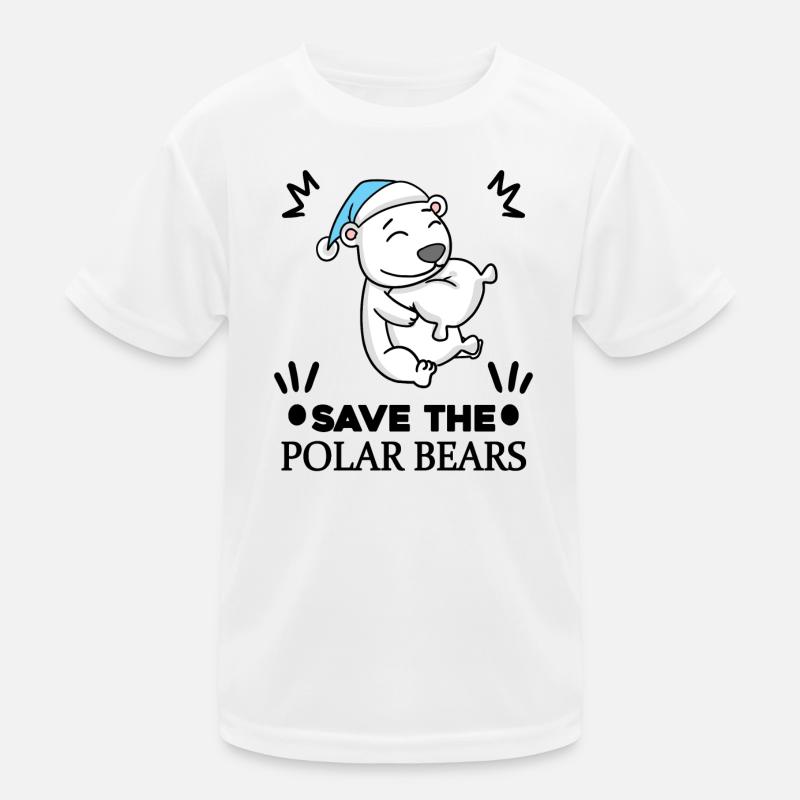 Polar Bear Polar Bear Sayings Climate Change Climate Kids Functional T-Shirt