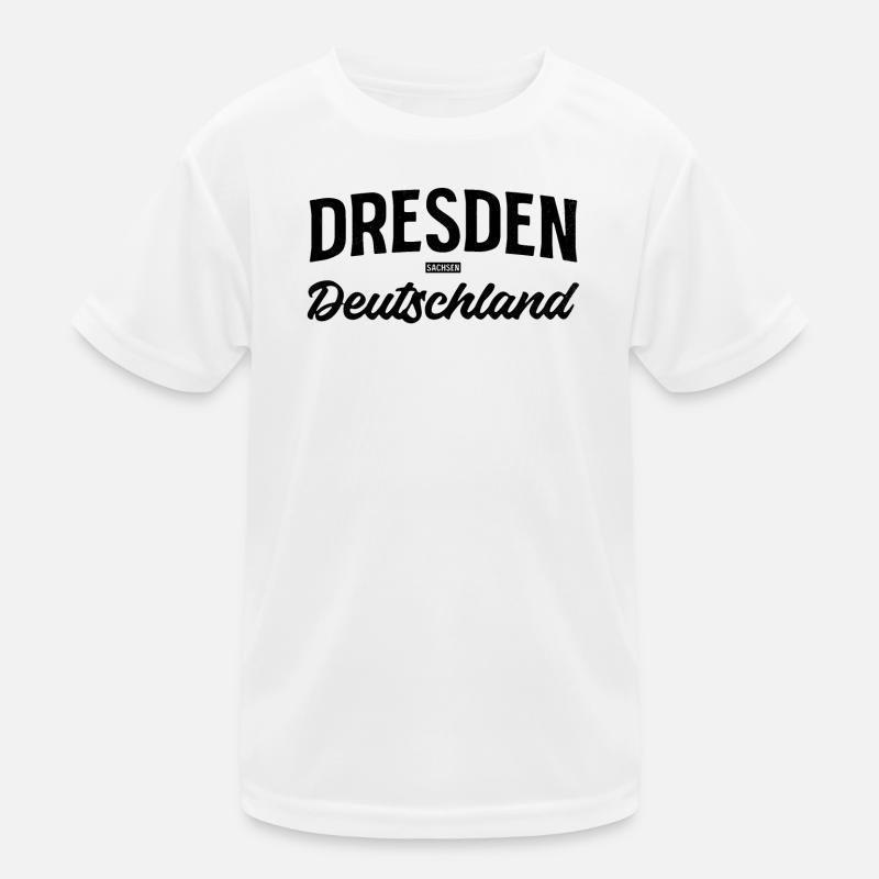 Dresden Sachsen Deutschland Städte Design Kinder Funktions-T-Shirt