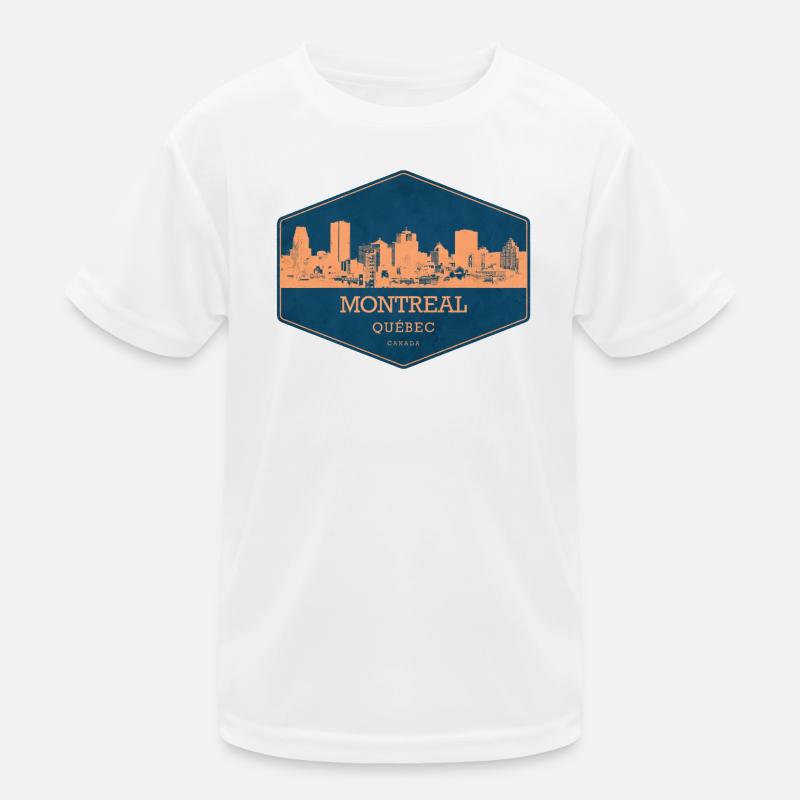 Montreal Canada Kids Functional T-Shirt