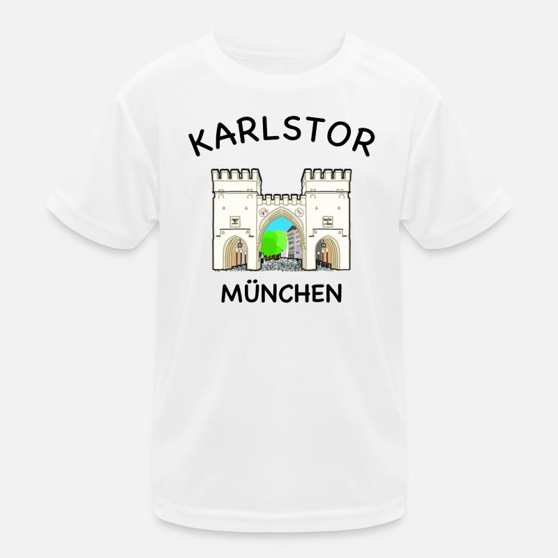 München, Karlstor am Stachus, Bayern Kinder Funktions-T-Shirt