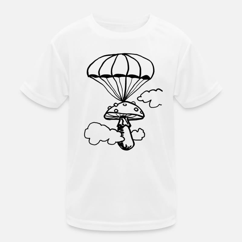Schwimmender Pilz Kinder Funktions-T-Shirt