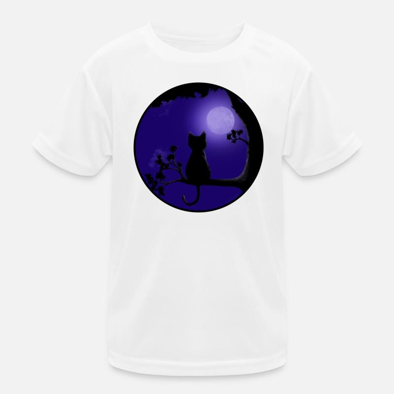 Katze Mond Kinder Funktions-T-Shirt