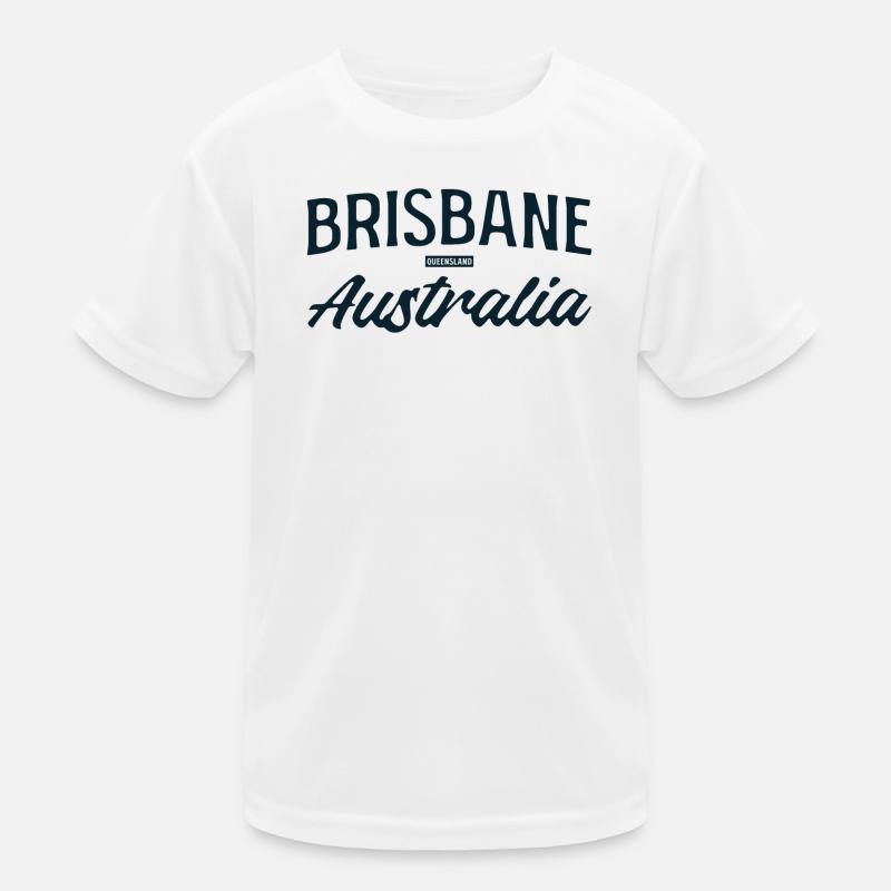 Brisbane Australie Script T-shirt sport Enfant