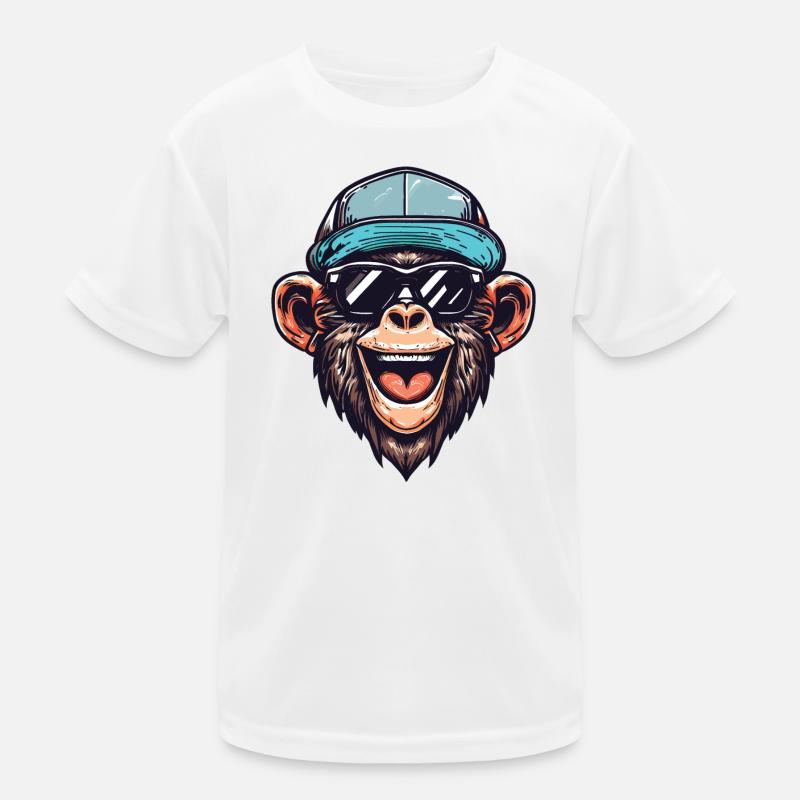 Drôle de singe T-shirt sport Enfant