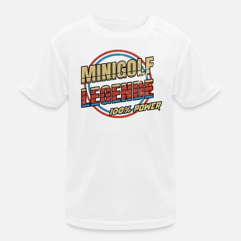 Minigolf Legende Kinder Funktions-T-Shirt