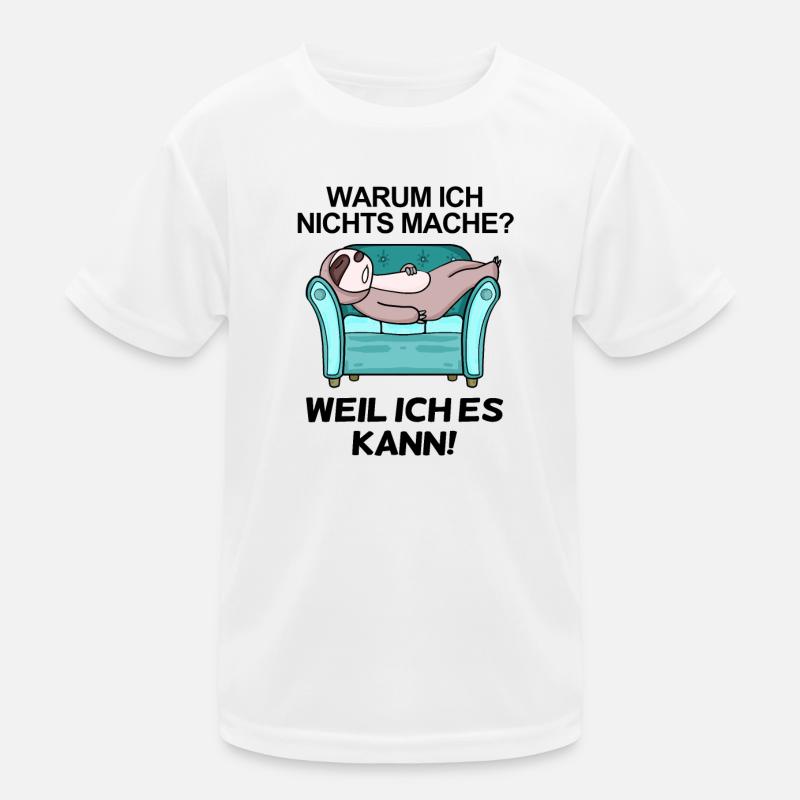 Lustiger Spruch - Nichts machen Kinder Funktions-T-Shirt