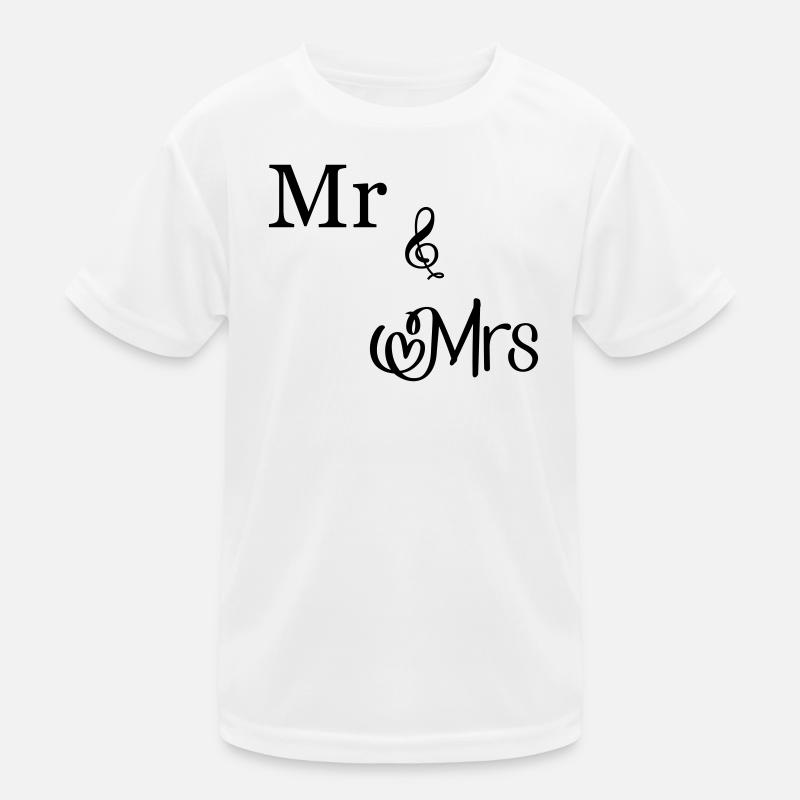 Mr and Mrs Kinder Funktions-T-Shirt