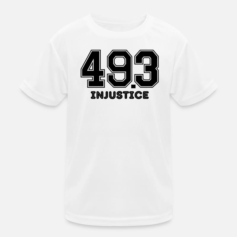 réforme des retraites, Macron, injustice T-shirt sport Enfant