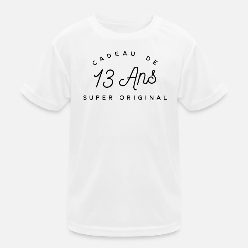 Cadeau 13 ans  T-shirt sport Enfant