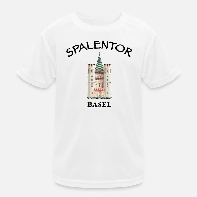 Basel, Spalentor, Schweiz Kinder Funktions-T-Shirt