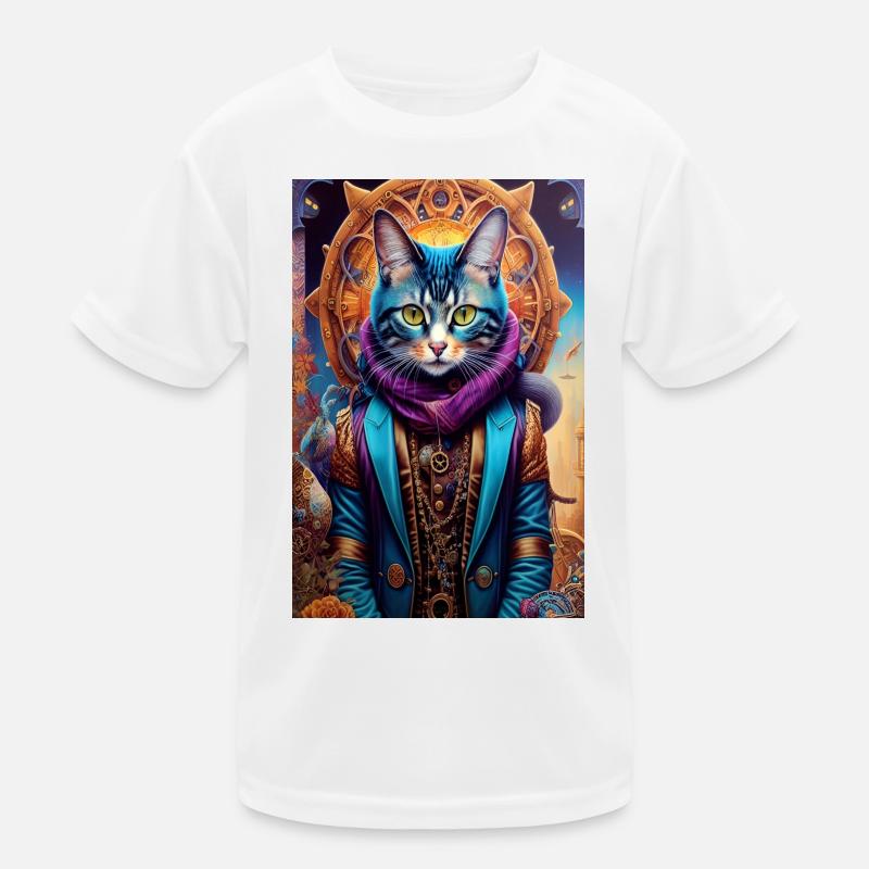 Master cat Kids Functional T-Shirt