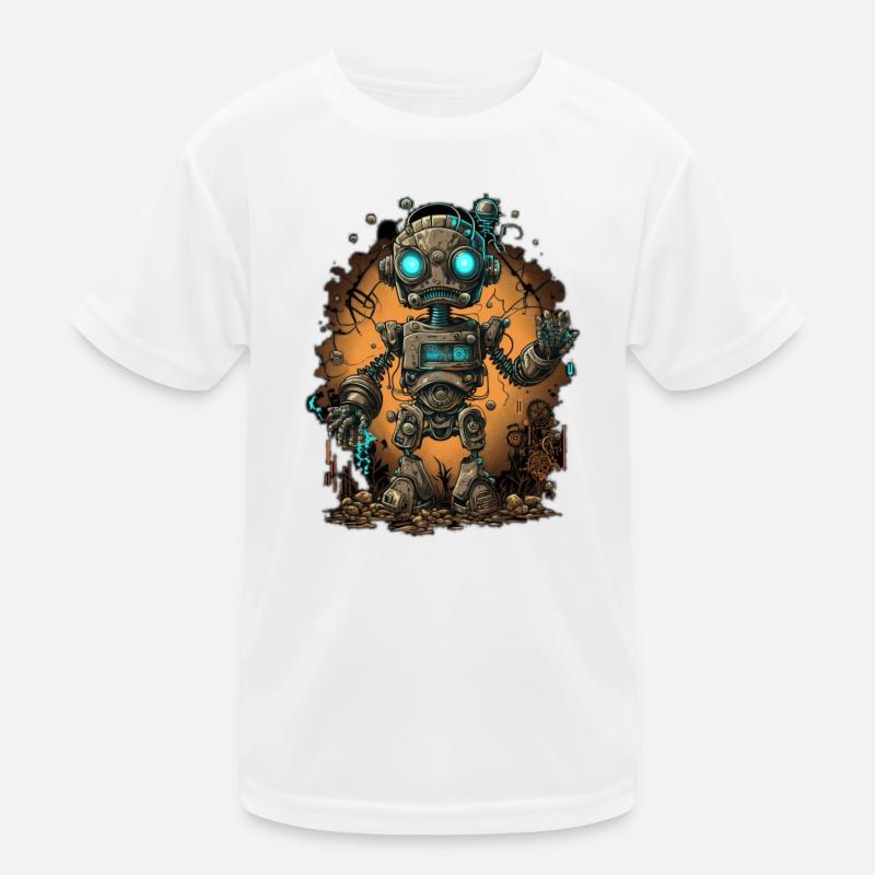 mignon petit robot T-shirt sport Enfant