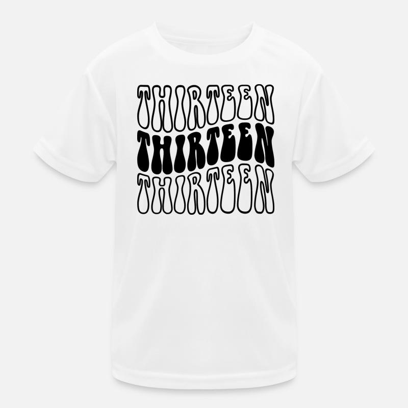 Treize 13e anniversaire garçons filles 13 ans T-shirt sport Enfant