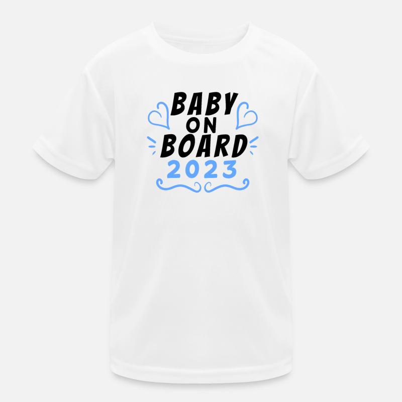 Pregnant 2023 Kids Functional T-Shirt