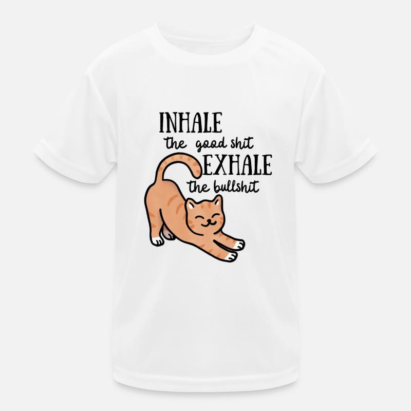 Positivity Cat Kinder Funktions-T-Shirt