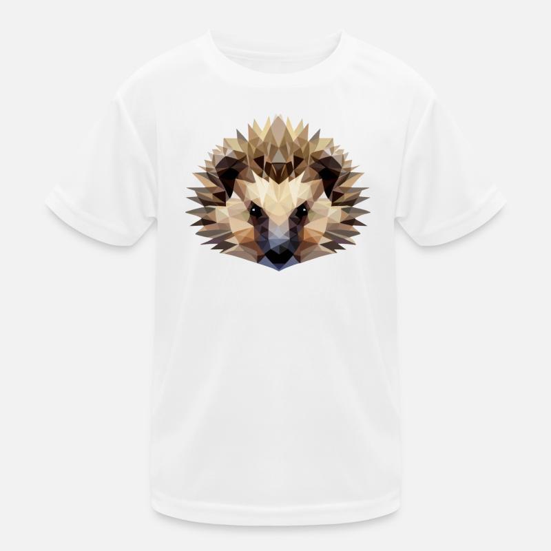 Igel Polygon Style Kinder Funktions-T-Shirt