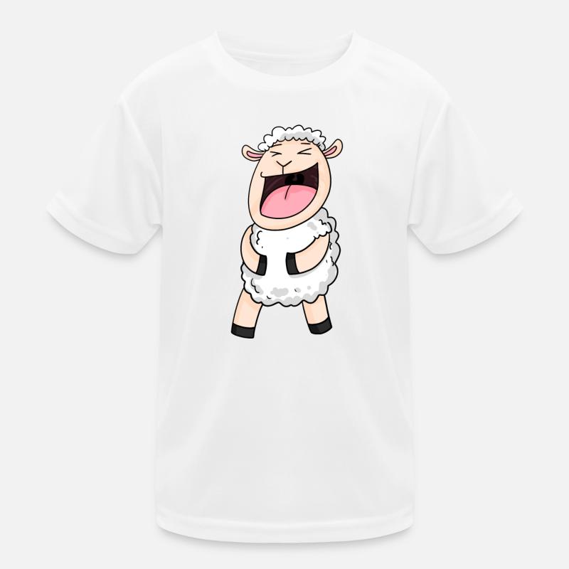 Sheep laughs Kids Functional T-Shirt