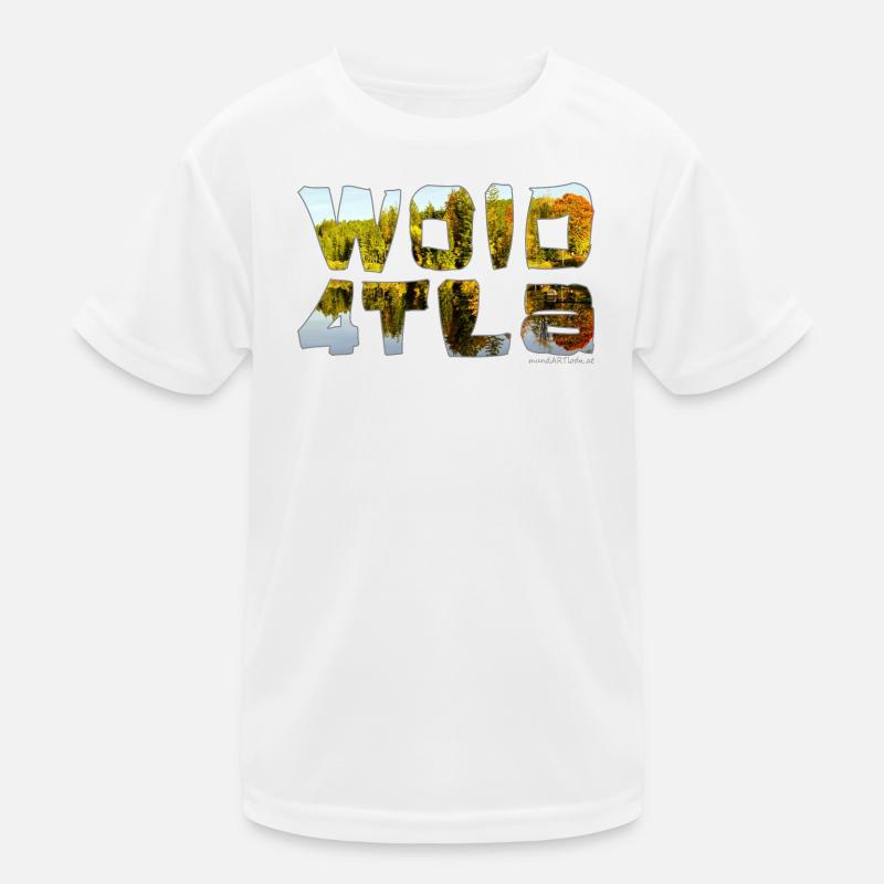 woid4tla - Wald4tler, Austrian dialect Kids Functional T-Shirt