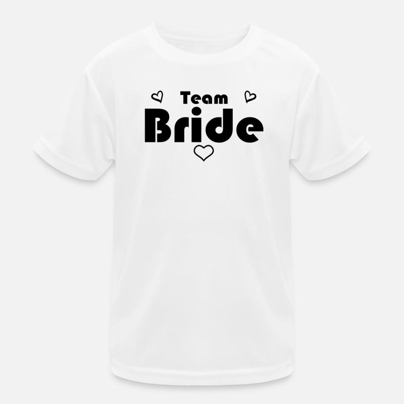 Team Bride Kinder Funktions-T-Shirt