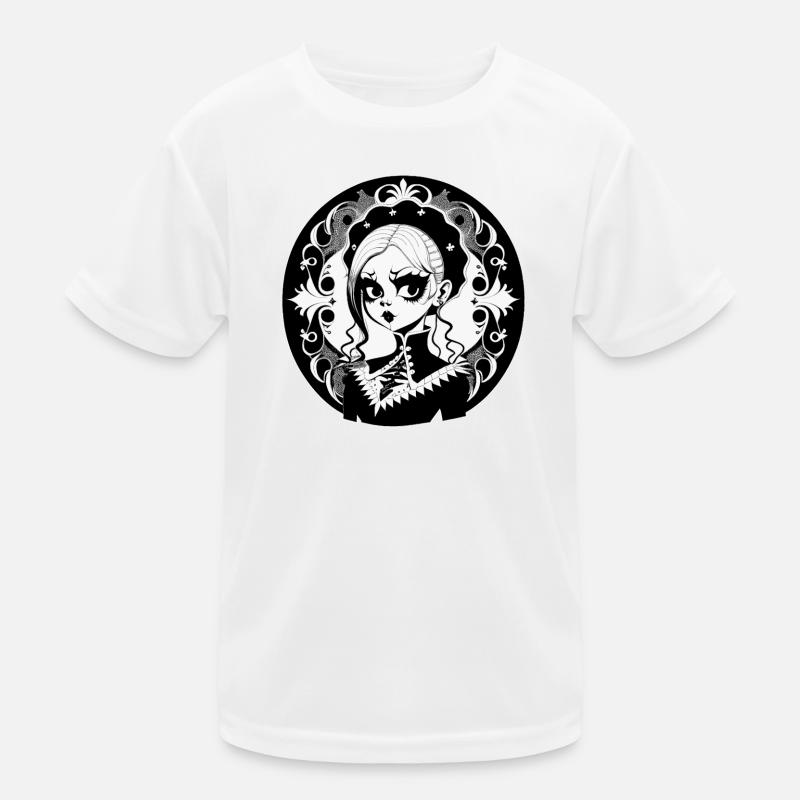 Gothic Hexe, Goth Hexerei Kinder Funktions-T-Shirt