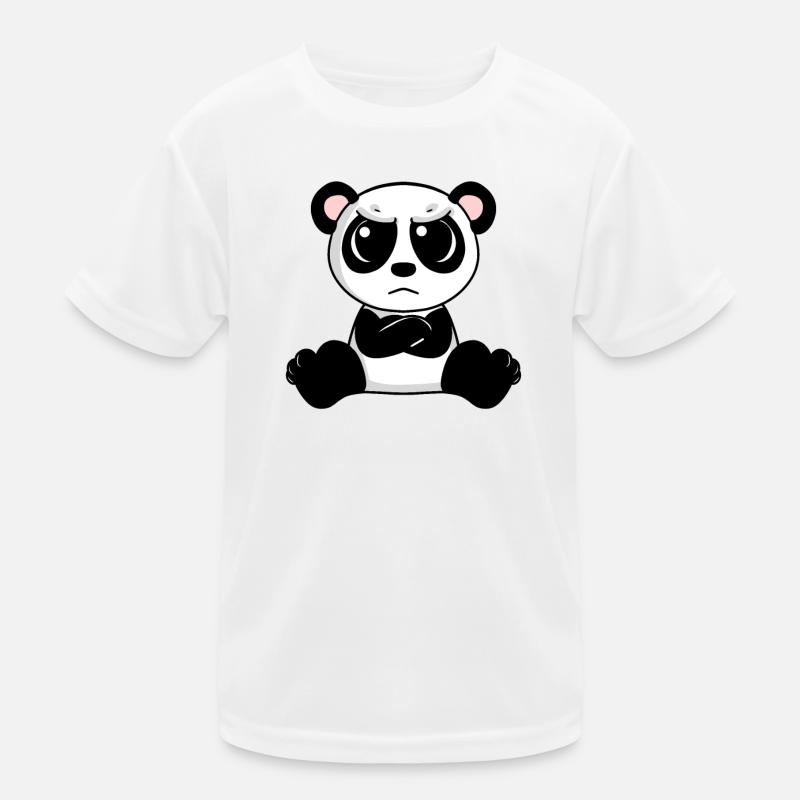 angry panda Kids Functional T-Shirt