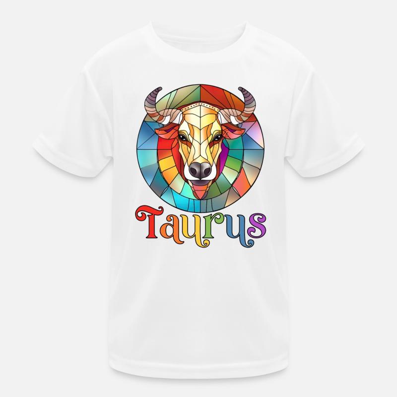 Taurus, zodiac sign, horoscope Kids Functional T-Shirt
