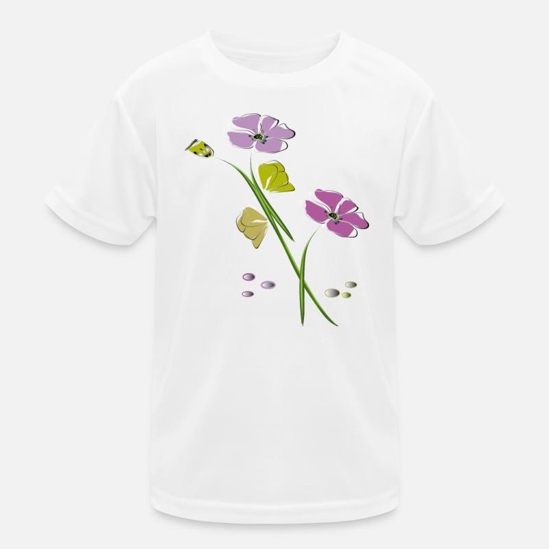 Blumen, Flowers Kids Functional T-Shirt