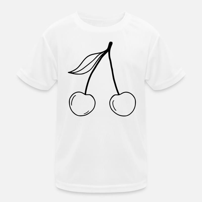 Kirschen Kinder Funktions-T-Shirt