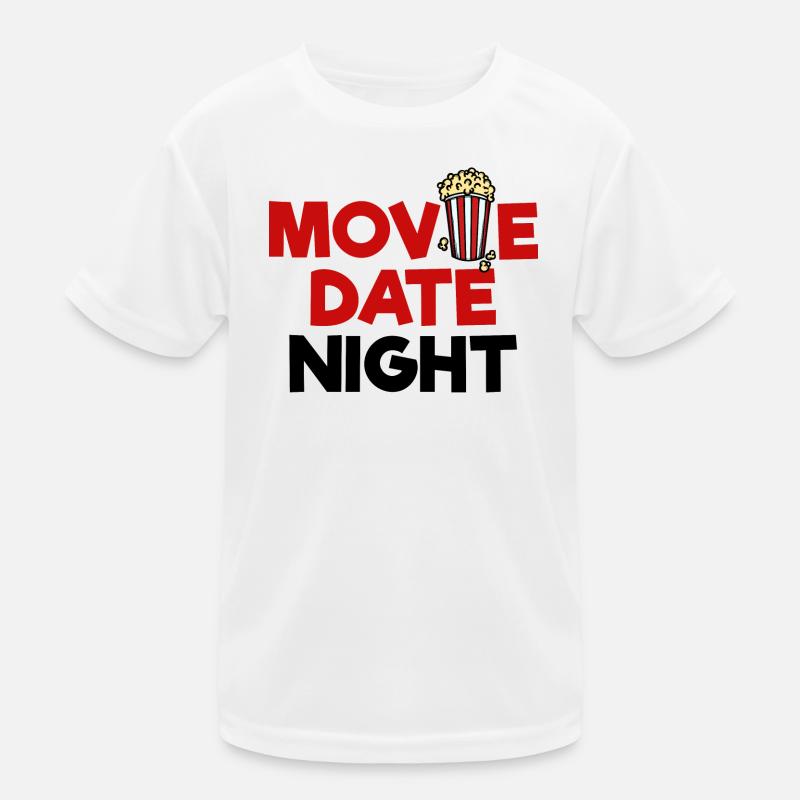 Films Popcorn Déclaration Soirée cinéma Cinéma Films de nuit T-shirt sport Enfant