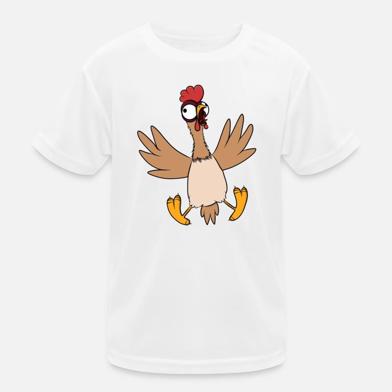 Huhn Kinder Funktions-T-Shirt