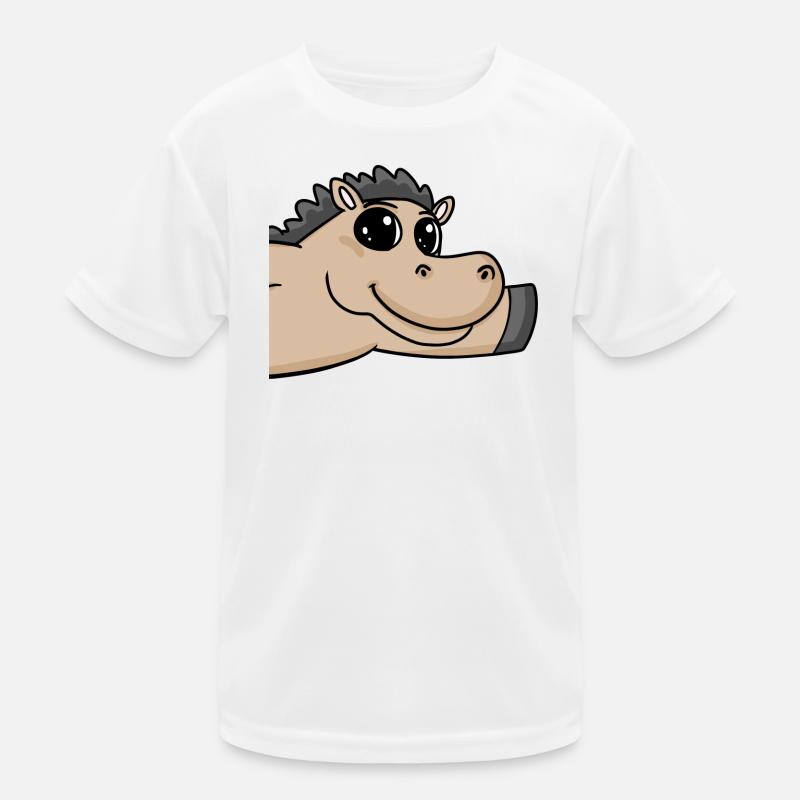 Horse Greeting Greeting Kids Functional T-Shirt