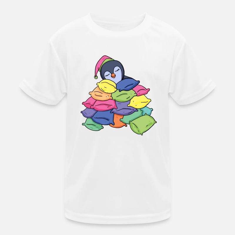 Sleeping Penguin Kids Functional T-Shirt