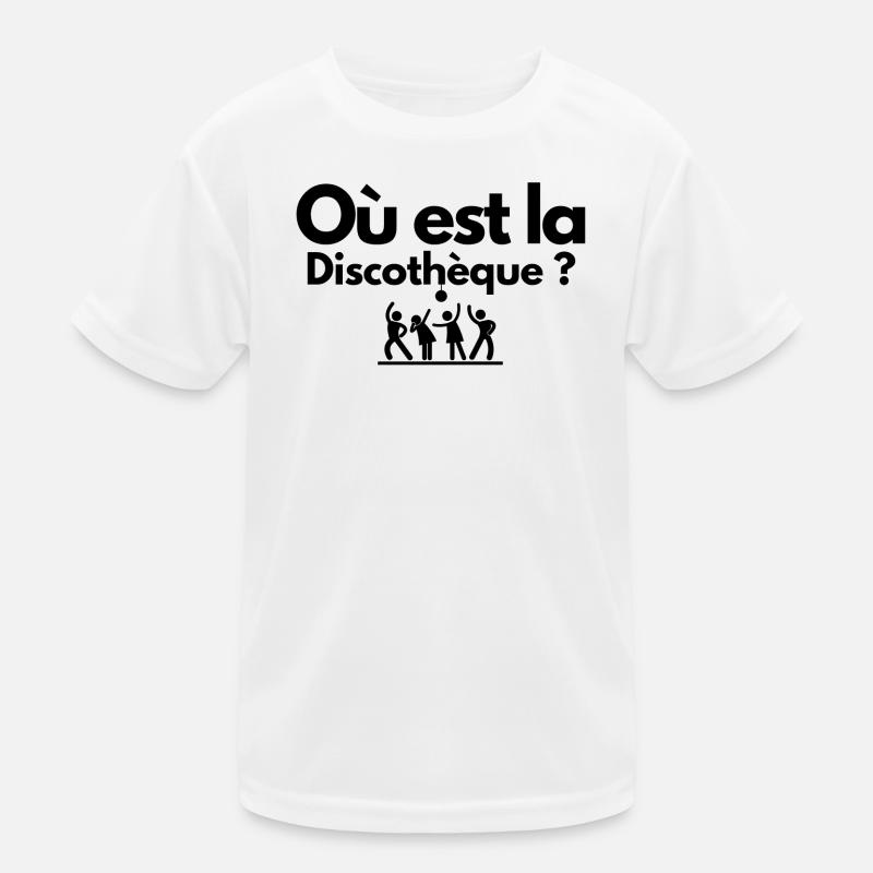 discothèque, boite de nuit, DJ T-shirt sport Enfant