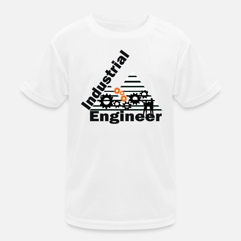 Industrial Engineering Funny Engineer Kids Functional T-Shirt
