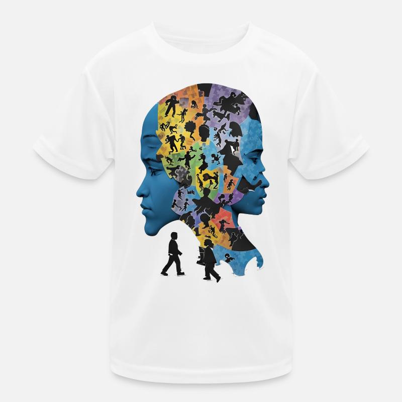 Le puzzle humain T-shirt sport Enfant