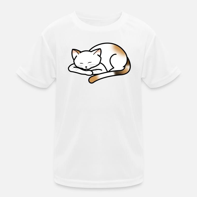 Little cat napping Kids Functional T-Shirt