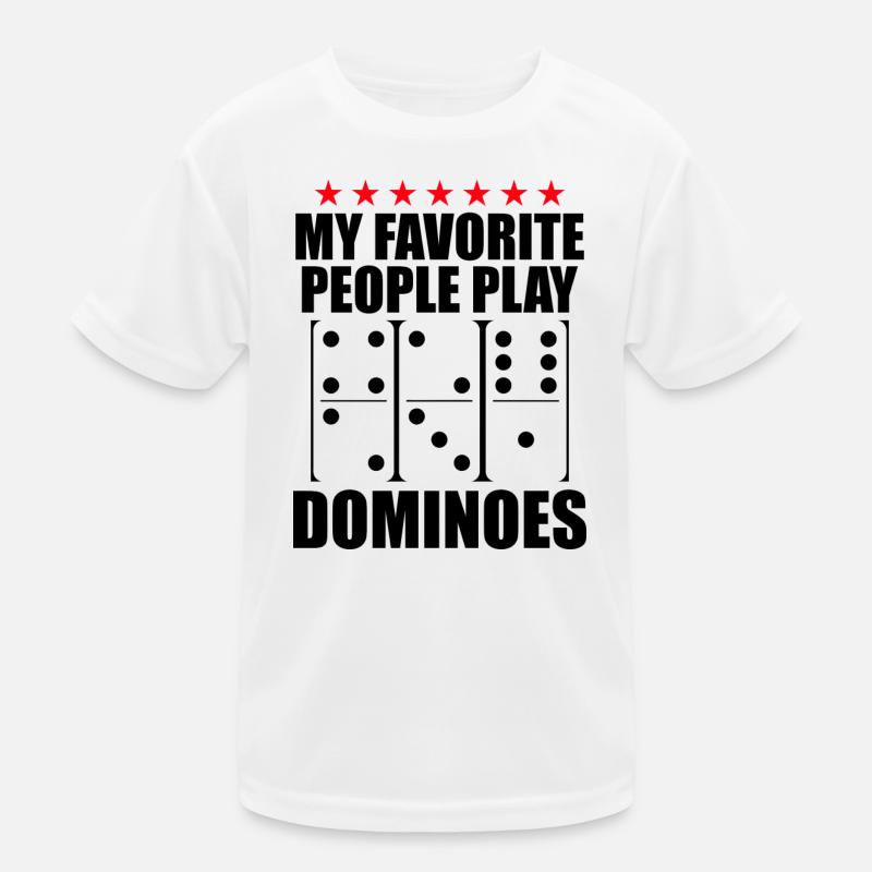 Conception de domino T-shirt sport Enfant