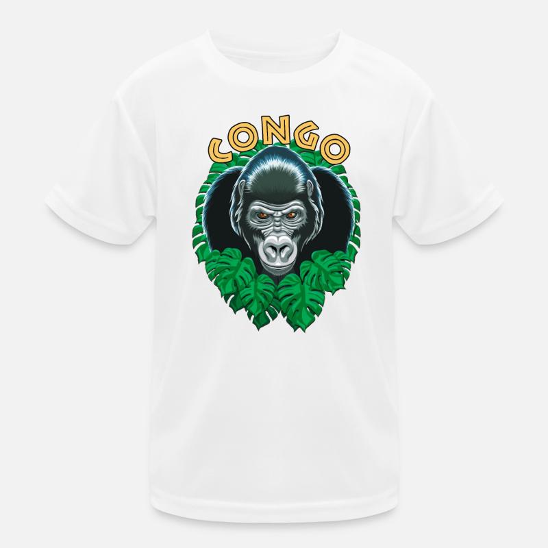 Congo gorilla Kids Functional T-Shirt