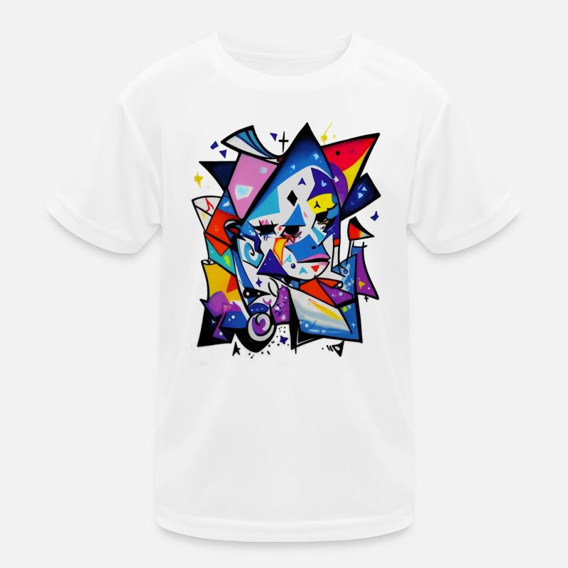 Graffiti Kinder Funktions-T-Shirt