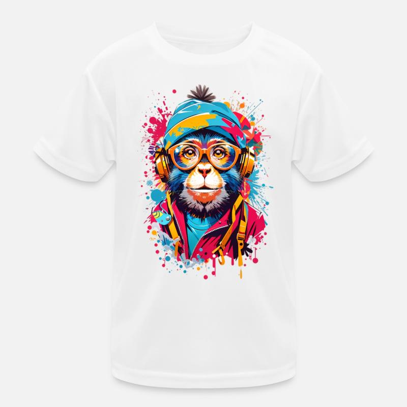 Coole Affe Kinder Funktions-T-Shirt