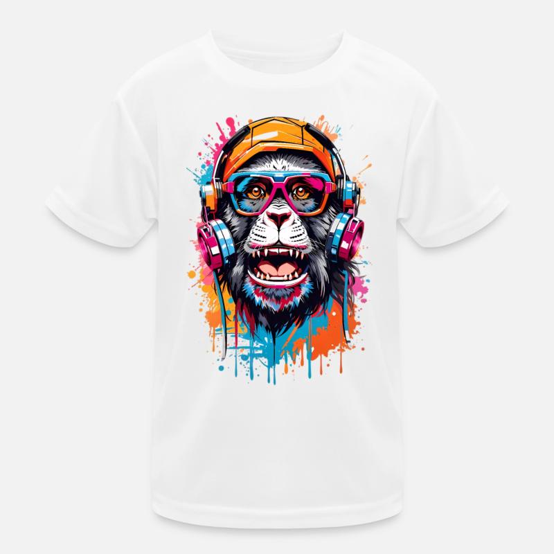Coole Affe Kinder Funktions-T-Shirt