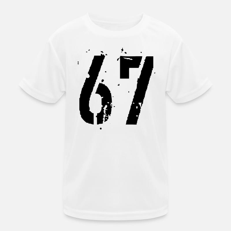 Nummer 67 Kinder Funktions-T-Shirt