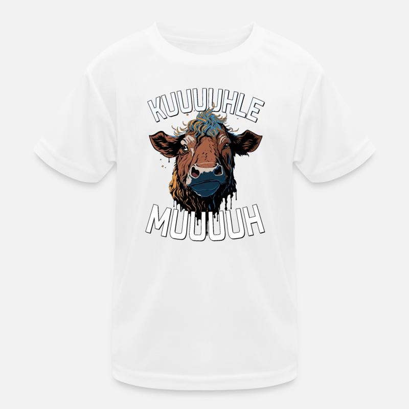 kuuuuhle Muuuuh Kinder Funktions-T-Shirt
