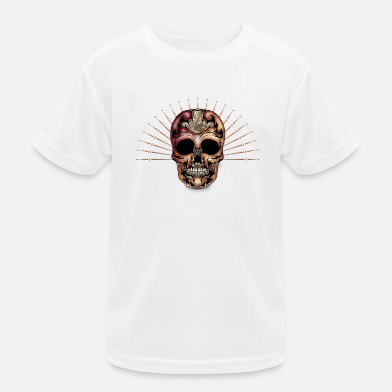 Elegant decorative skull Kids Functional T-Shirt